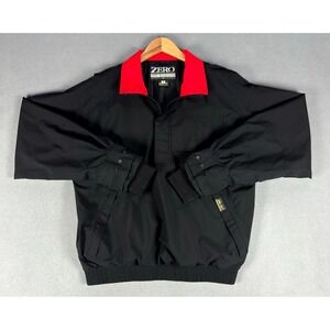 Zero Restriction Pullover Jacket Mens Medium Black GoreTex Performance Golf